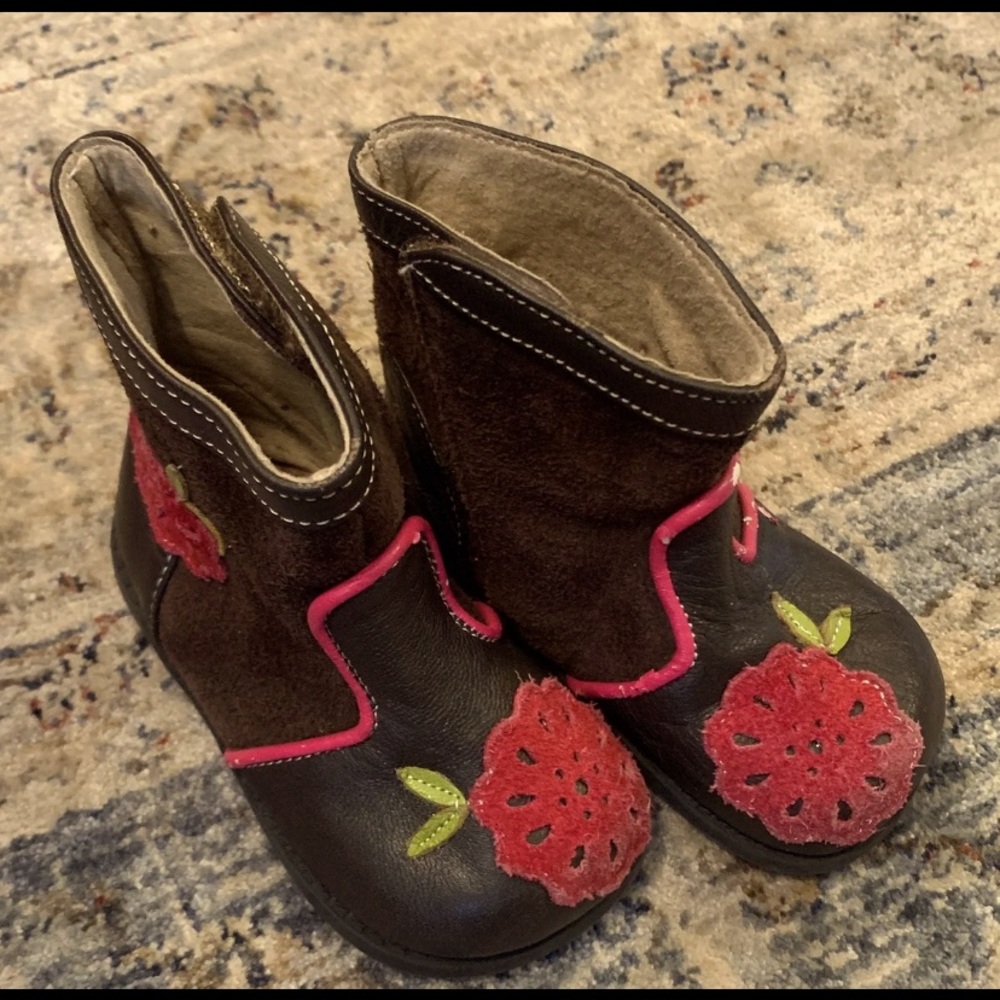 See Kai Run Floral Boots